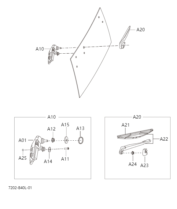 Rear wiper7202-1