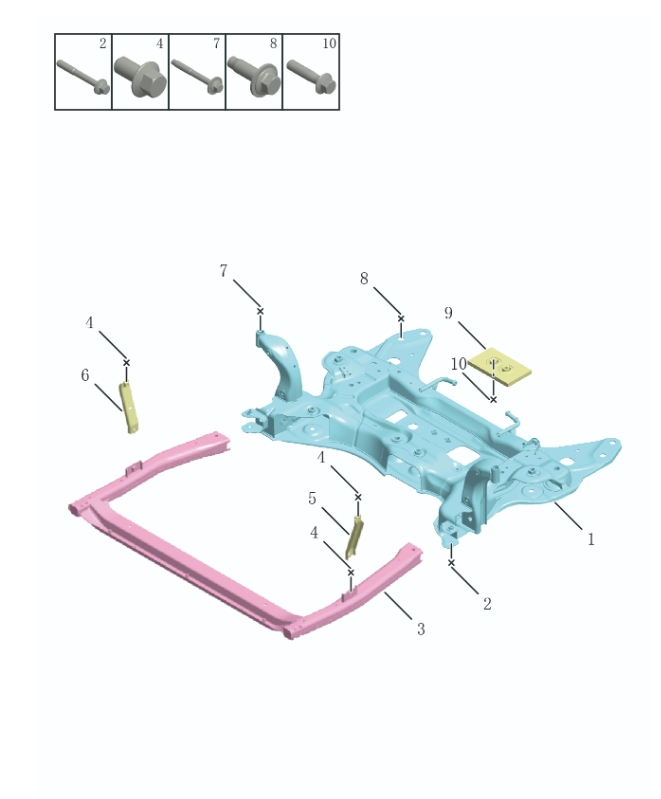 Front Sub Frame4010